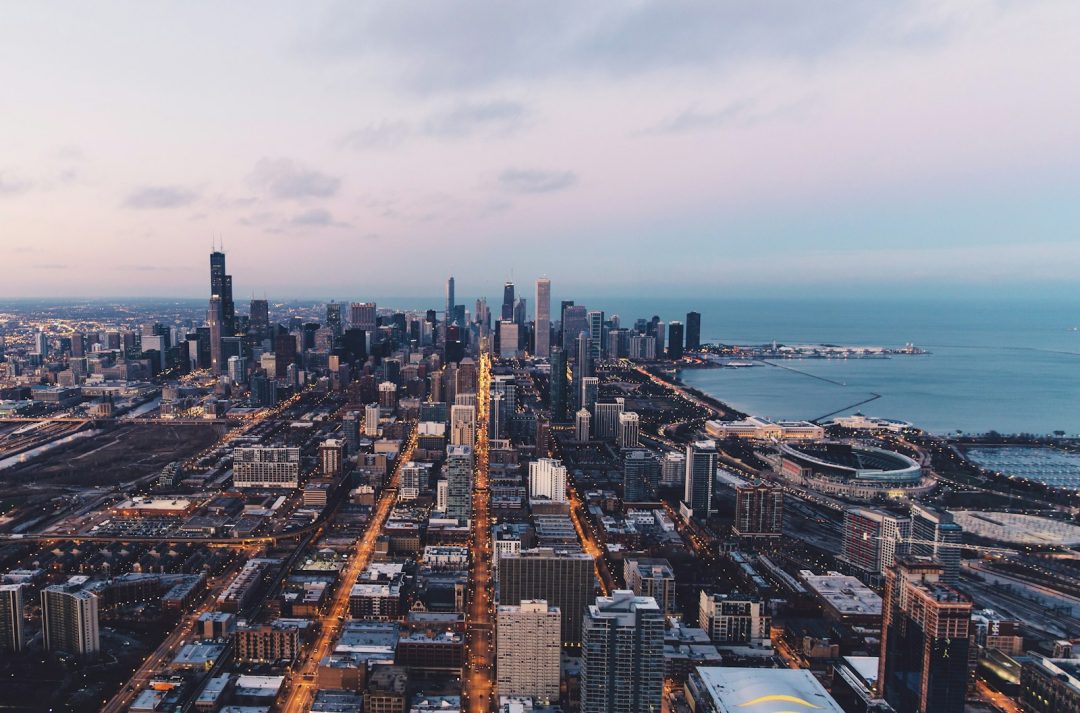 bird's eye view of city